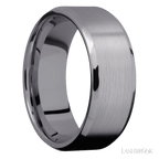 8 mm wide Beveled Tantalum band