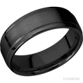 7 mm wide Stepped Bevel Zirconium band