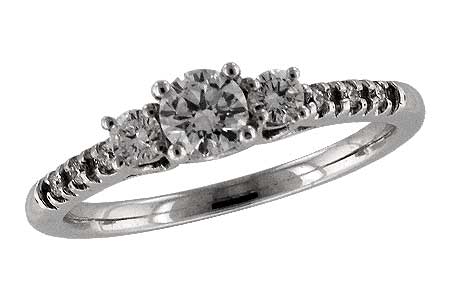 14KT Gold Ladies Diamond Ring