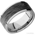 9 mm wide Flat Titanium band