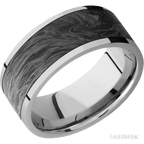 9 mm wide Flat Titanium band