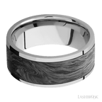 9 mm wide Flat Titanium band