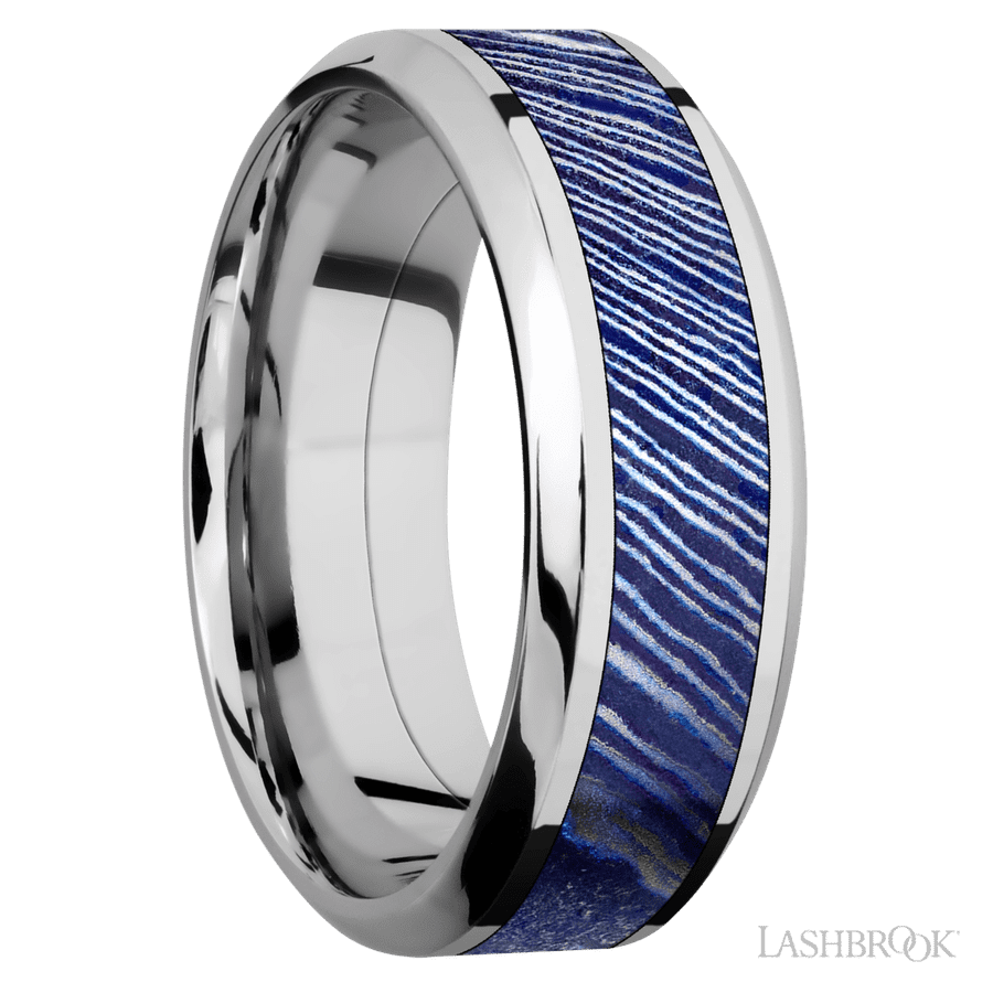 8 mm wide High Bevel Cobalt Chrome band