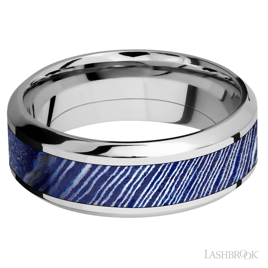 8 mm wide High Bevel Cobalt Chrome band