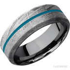 8 mm wide High Bevel Meteorite band