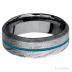 8 mm wide High Bevel Meteorite band