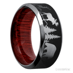 9 mm wide High Bevel Tantalum band