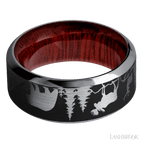 9 mm wide High Bevel Tantalum band