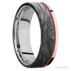 7 mm wide Flat Cobalt Chrome band