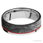 7 mm wide Flat Cobalt Chrome band