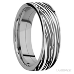 7 mm wide Flat Titanium band