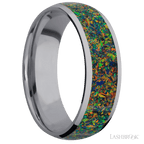 7 mm wide Domed Tantalum band