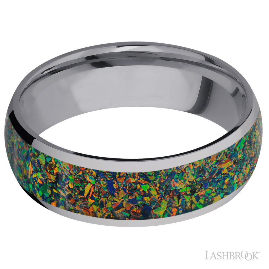 7 mm wide Domed Tantalum band