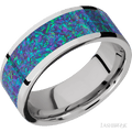 8 mm wide Flat Cobalt Chrome band