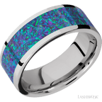 8 mm wide Flat Cobalt Chrome band