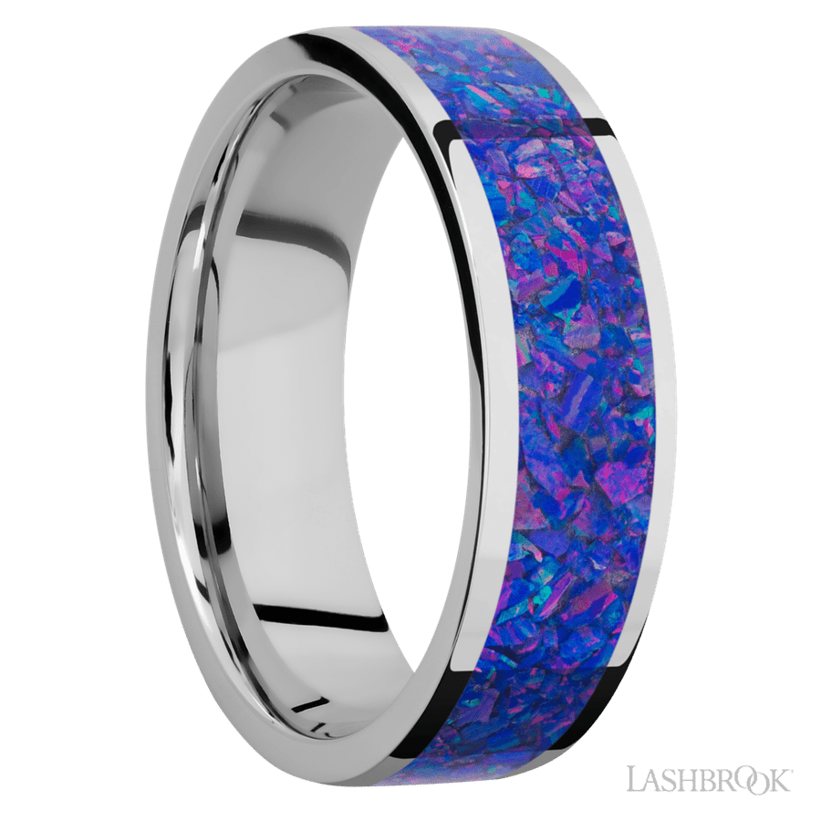 7 mm wide Flat Cobalt Chrome band