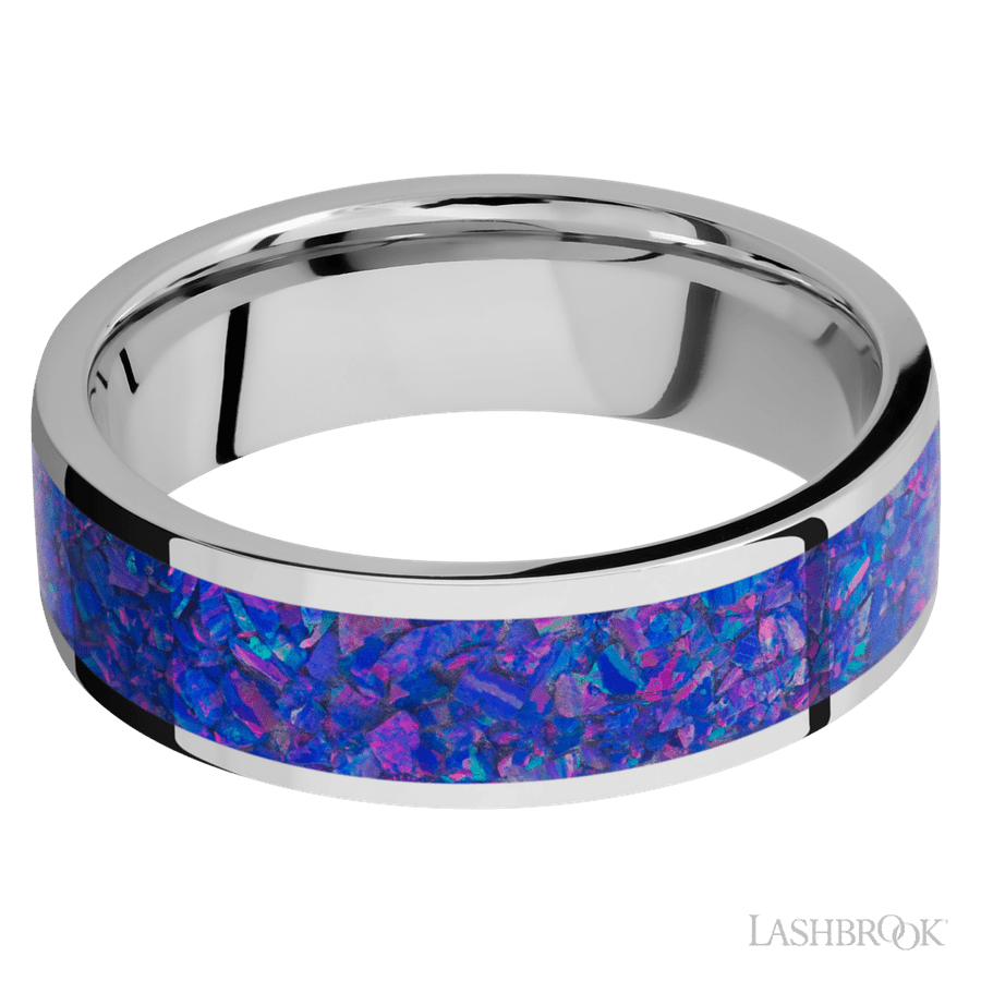 7 mm wide Flat Cobalt Chrome band