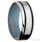 8 mm wide High Bevel Cobalt Chrome band