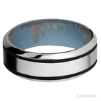 8 mm wide High Bevel Cobalt Chrome band