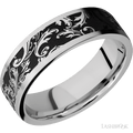 7 mm wide Flat Cobalt Chrome band