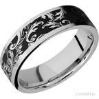 7 mm wide Flat Cobalt Chrome band