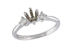 14KT Gold Semi-Mount Engagement Ring