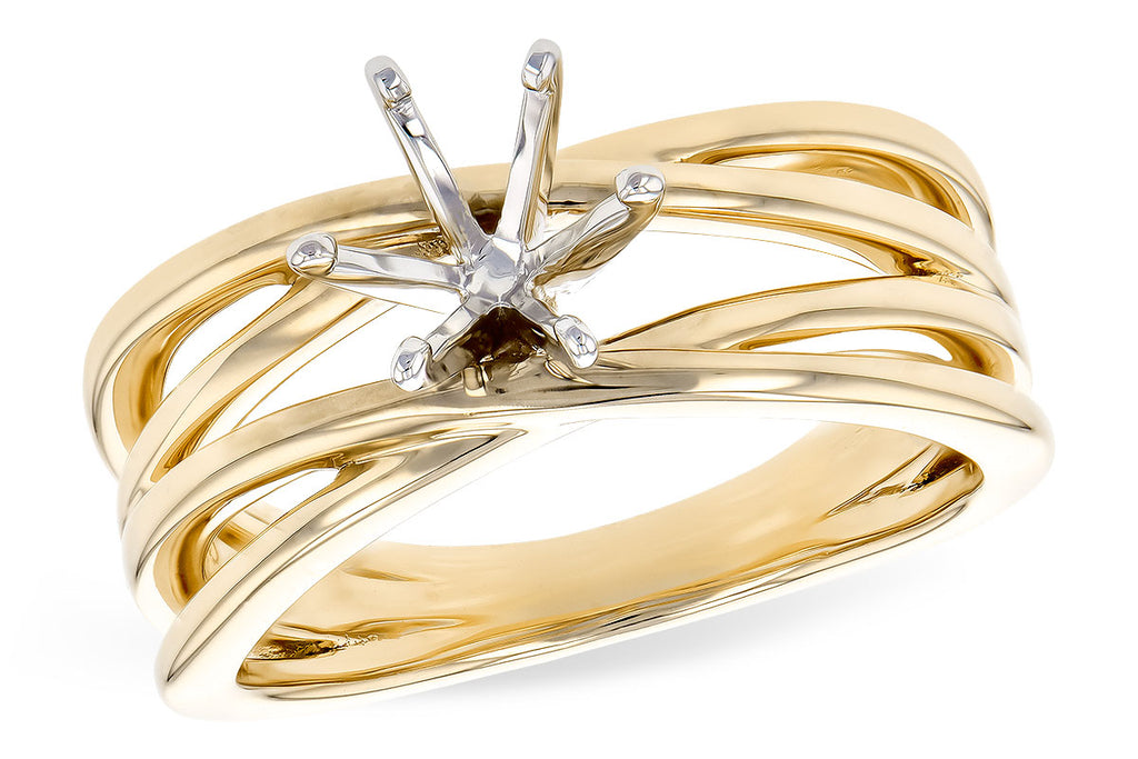 14KT Gold Semi-Mount Engagement Ring