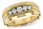 14KT Gold Mens Wedding Ring