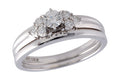 14KT Gold Two-Piece Wedding Set