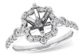 14KT Gold Semi-Mount Engagement Ring