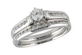 14KT Gold Two-Piece Wedding Set