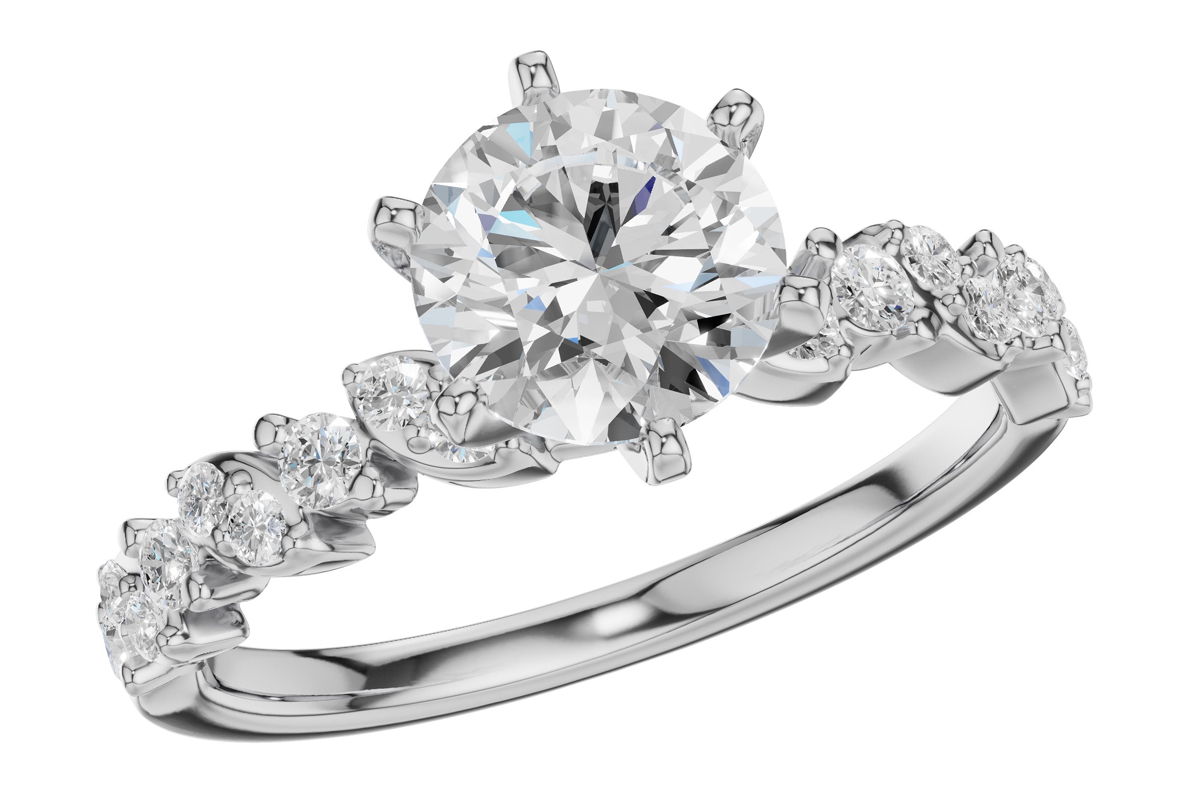 14KT Gold Semi-Mount Engagement Ring