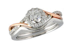 14KT Gold Two-Piece Wedding Set