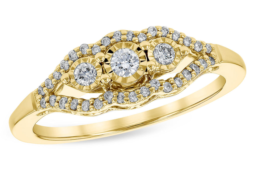 14KT Gold Ladies Diamond Ring