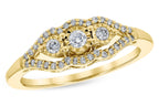 14KT Gold Ladies Diamond Ring