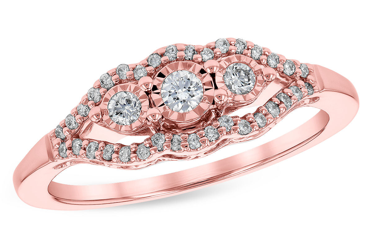 14KT Gold Ladies Diamond Ring