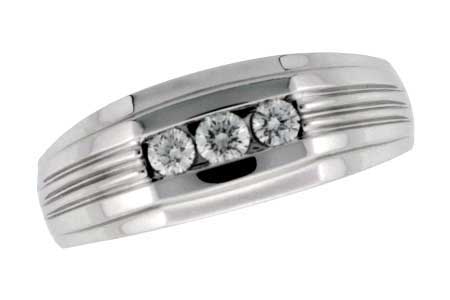 14KT Gold Mens Wedding Ring