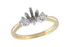 14KT Gold Semi-Mount Engagement Ring