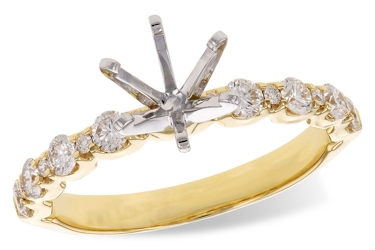 14KT Gold Semi-Mount Engagement Ring