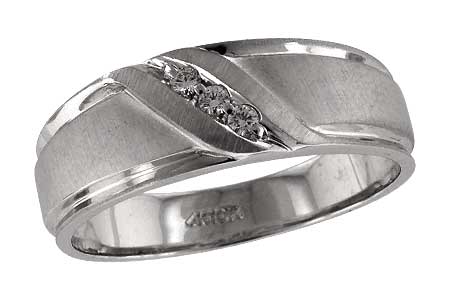 10KT Gold Mens Wedding Ring