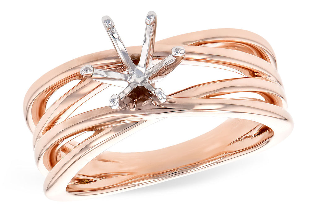 14KT Gold Semi-Mount Engagement Ring