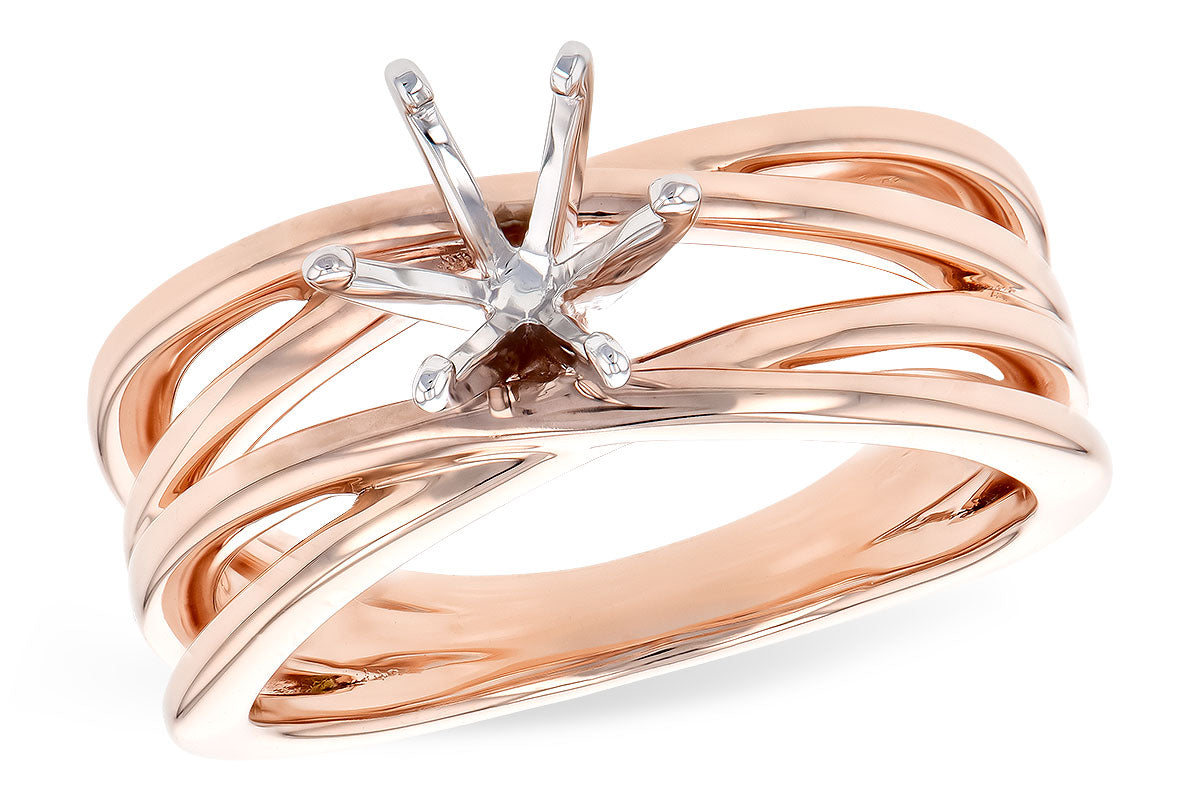 14KT Gold Semi-Mount Engagement Ring