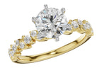 14KT Gold Semi-Mount Engagement Ring