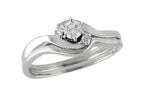 14KT Gold Two-Piece Wedding Set