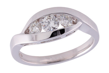 14KT Gold Ladies Diamond Ring