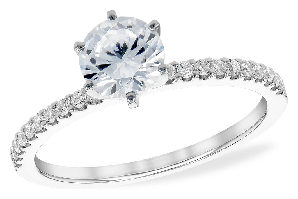 14KT Gold Semi-Mount Engagement Ring