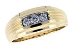 14KT Gold Mens Wedding Ring