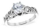 14KT Gold Semi-Mount Engagement Ring