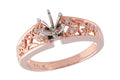 14KT Gold Semi-Mount Engagement Ring