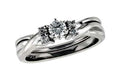 14KT Gold Two-Piece Wedding Set